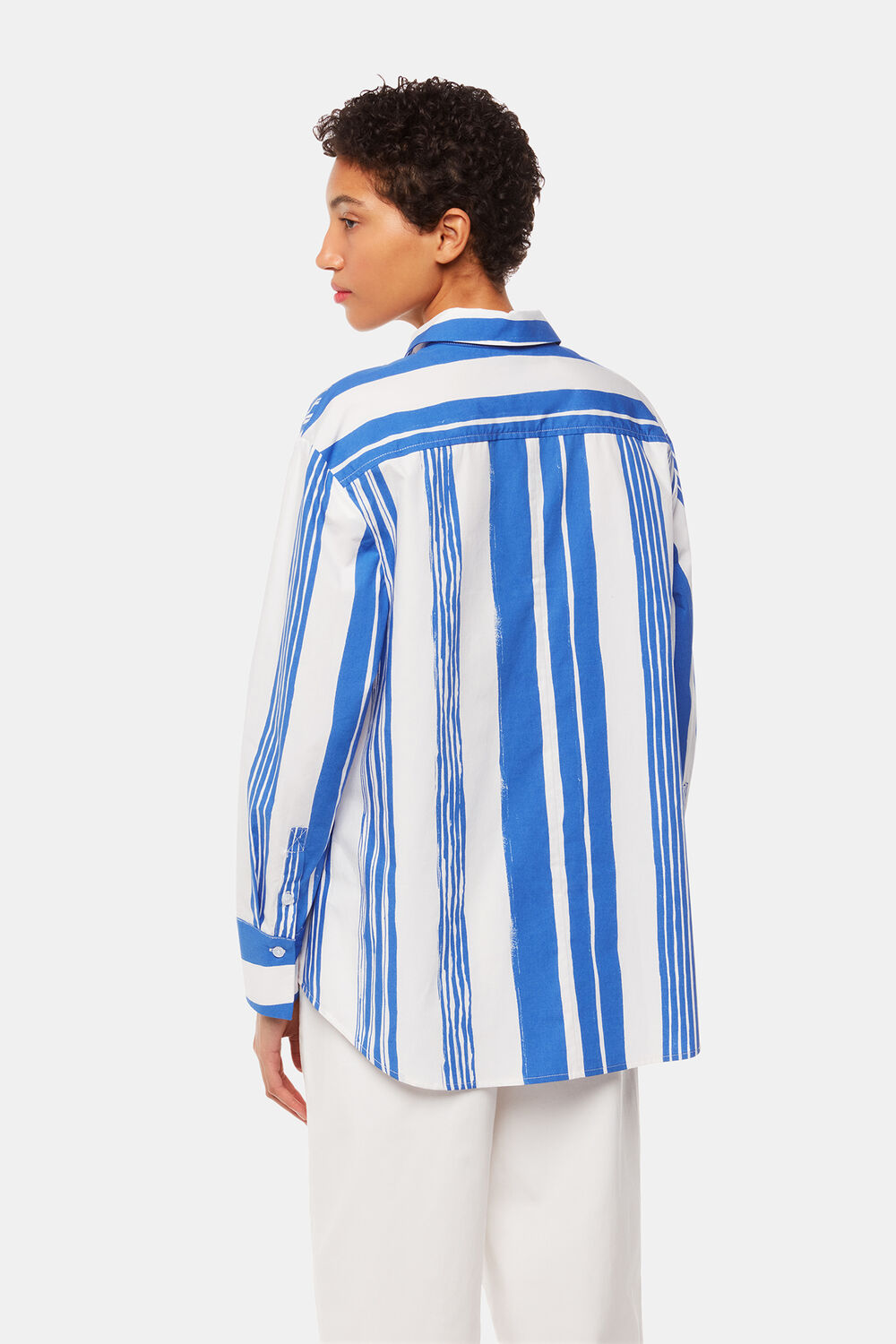 Painted Stripe Oversized Shirt